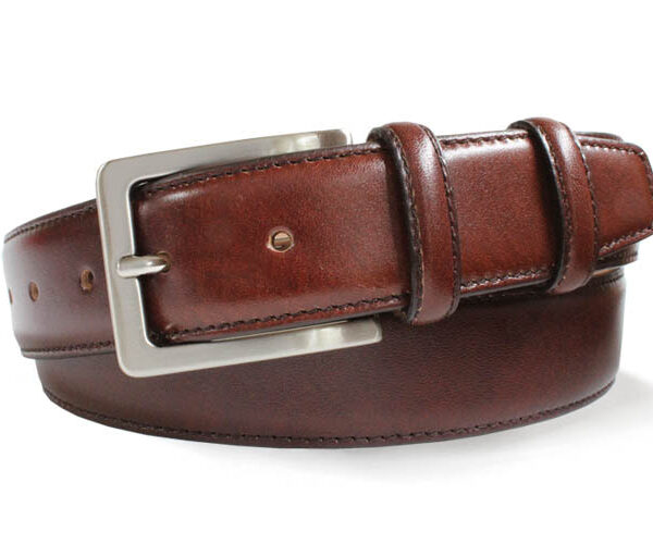 1135 Italian Leather Belt – Black/Brown/Tan
