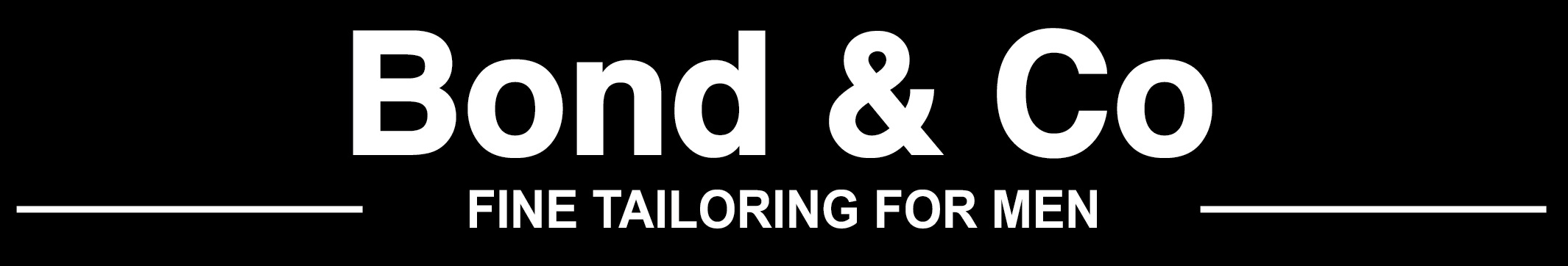 Bond & Co -- Fine Tailoring for Men