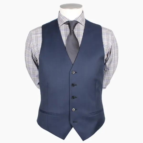 Churchill Blue Nailhead Waistcoat