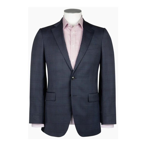Bond Navy Check Suit