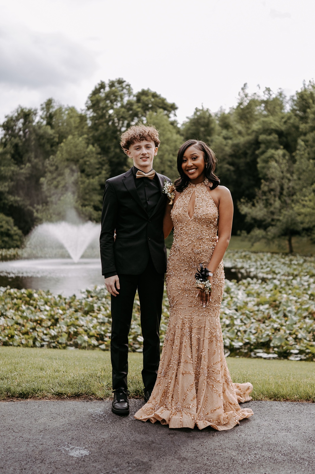 Young man in a suit ready for his school ball or graduation